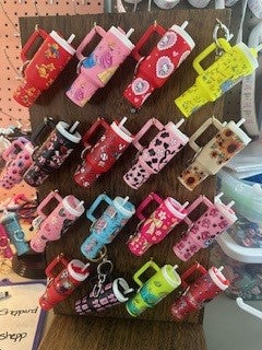 Wrapped Mini Cup Keychains