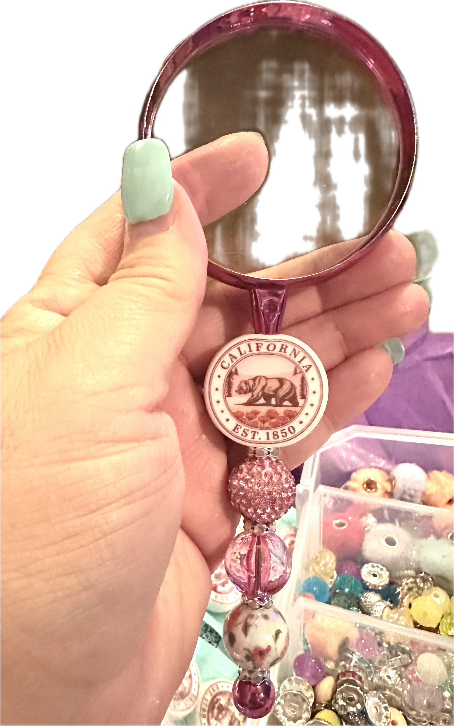 Beaded Magnifying Glass